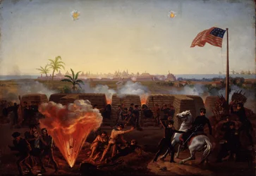 Die Belagerung von Vera Cruz, ca. 1867